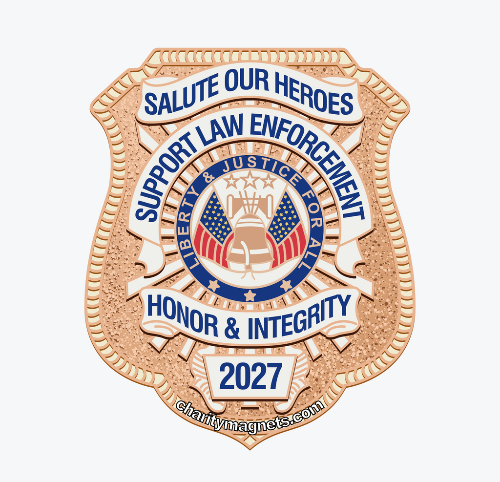 2027 Honor Badge Car Magnet