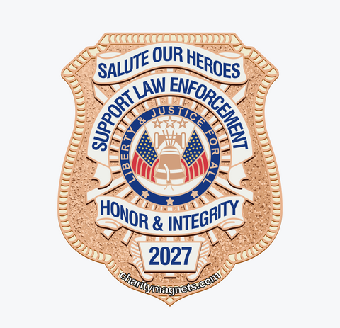 2027 Honor Badge Car Magnet